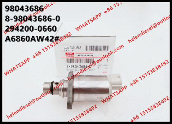 China Genuine New suction control valve 98043686 / 8-98043686-0 /8980436860 , SCV 066 /294200-0660 /A6860-AW42#/ A6860AW42# supplier